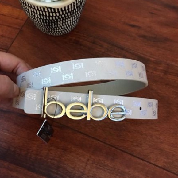 bebe Accessories - BEBE White Large Belt